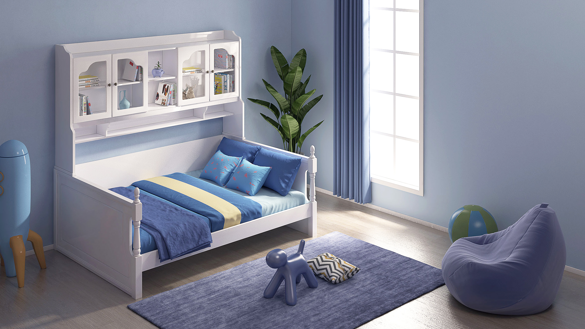 七彩城堡兒童家具